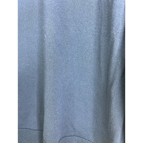 Jenni Kayne Navy Blue 100% Merino Wool Fine Knit Crew Neck Sweater Size XXL - Picture 4 of 6